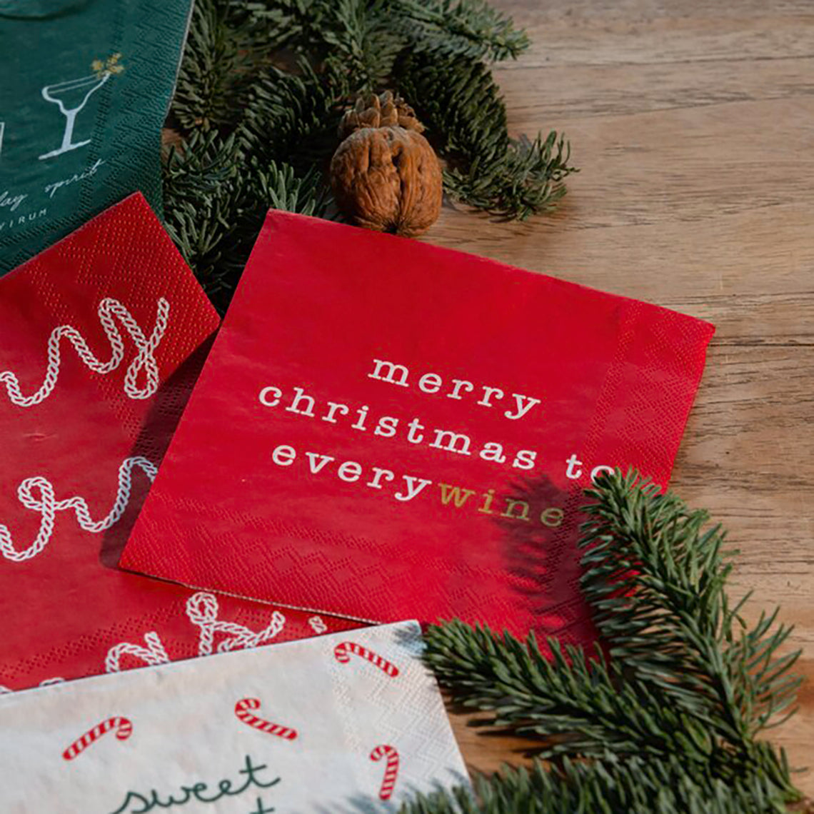 Räder servetti 25 x 25 cm 20kpl - Merry Christmas to...