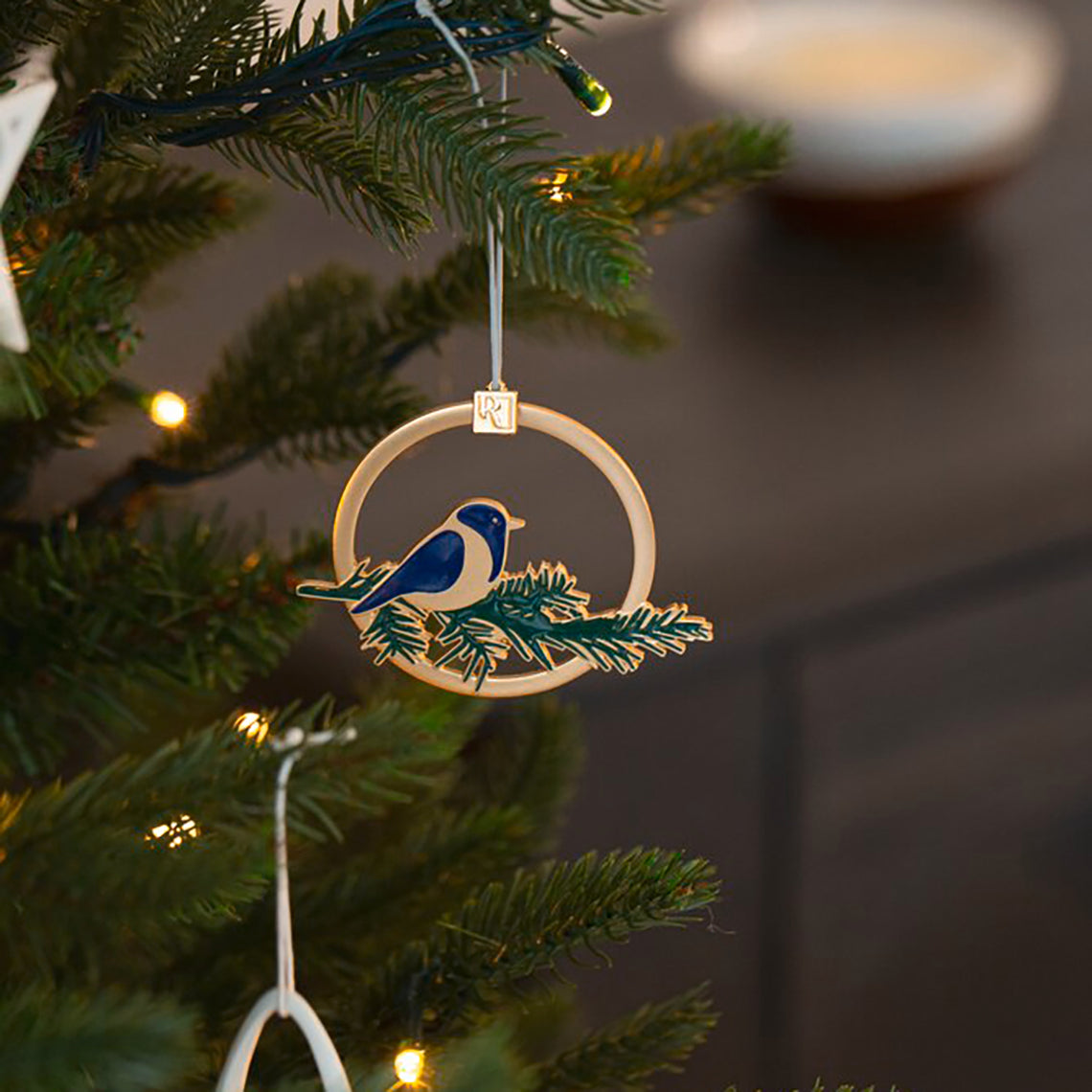 Räder lintu joulukoriste 8,5 cm