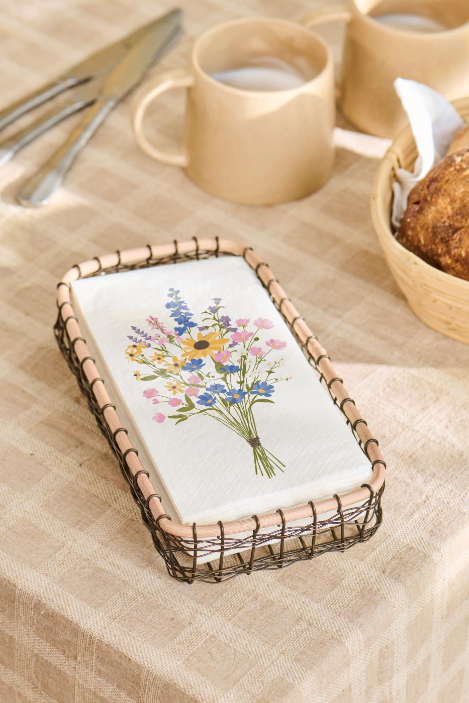 Ib Laursen servetti 10 x 20 cm 16 kpl &nbsp;- Summer Bouquet
