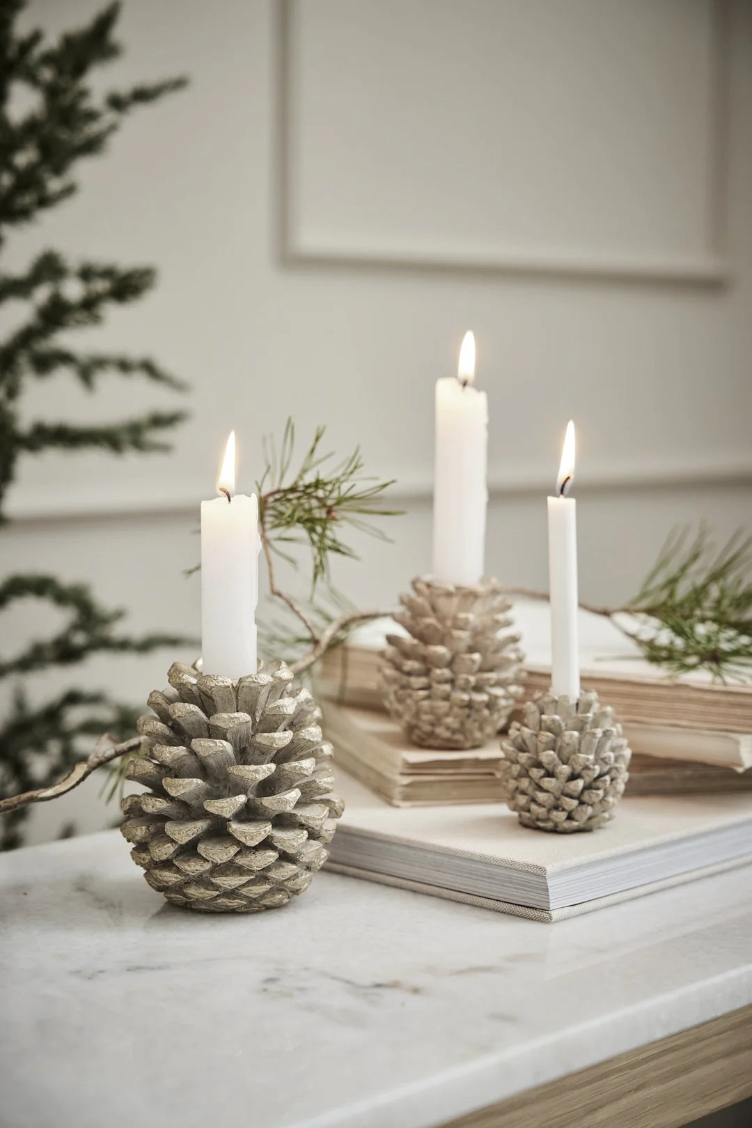 Lene Bjerre Serafina käpy kynttilänjalka