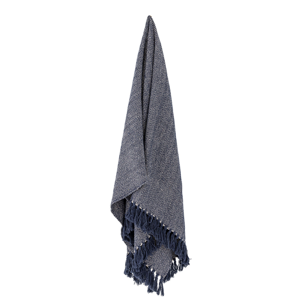 Bloomingville Herringbone torkkupeitto 130 x 160 cm