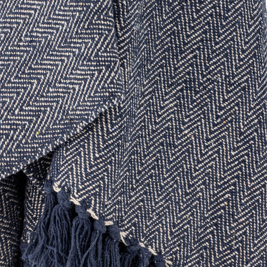 Bloomingville Herringbone torkkupeitto 130 x 160 cm