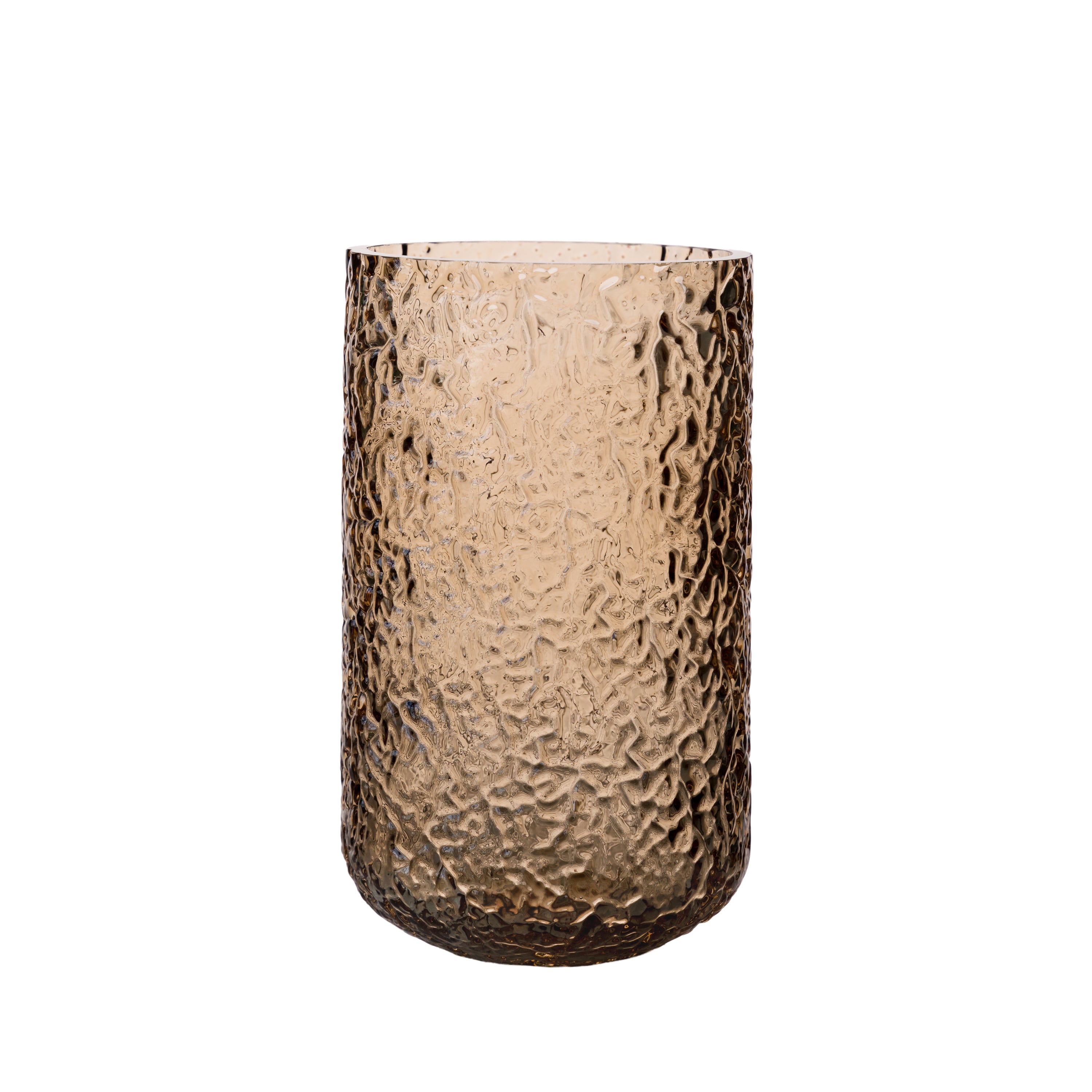 ERNST kynttilälyhty / maljakko ruskea 15 cm