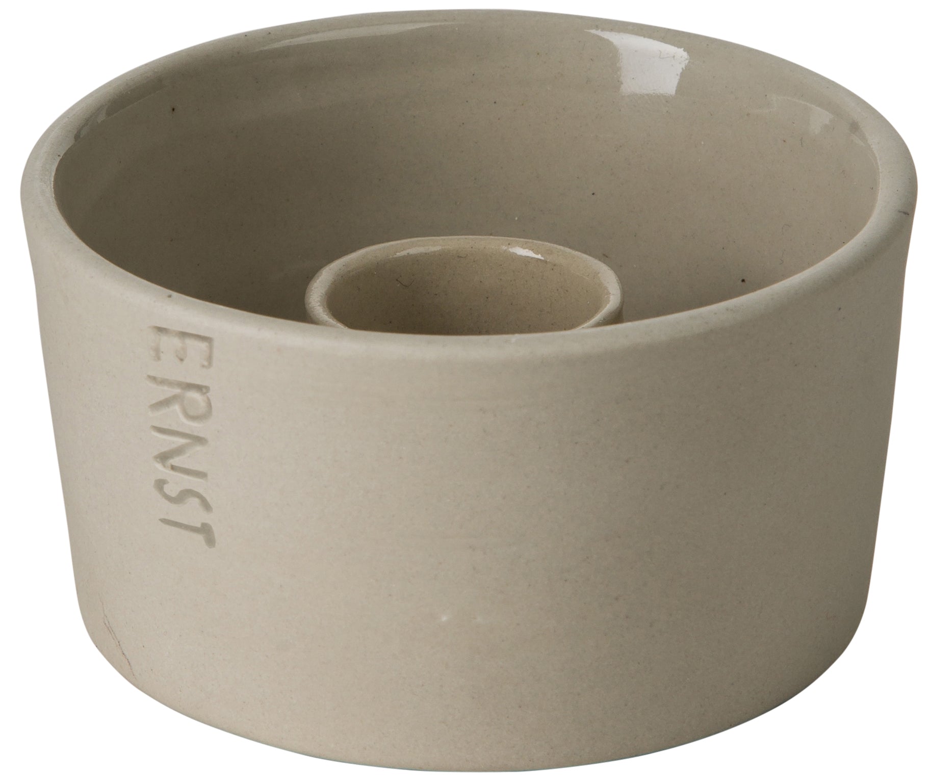 ERNST kynttilänjalka beige 5 x 10 cm