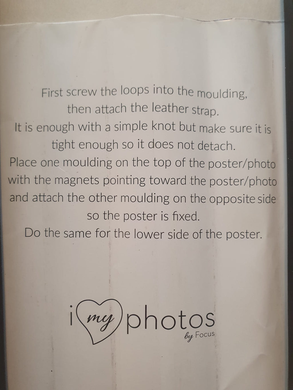 Vanilla Fly kehyslista magneeteilla musta 31 cm