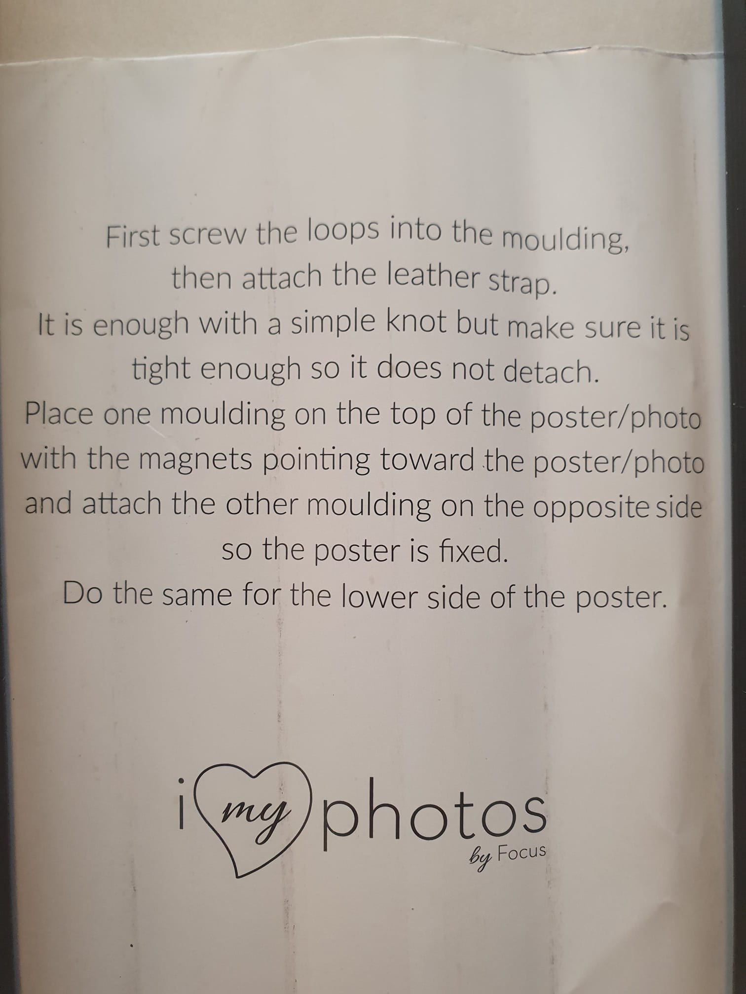 Vanilla Fly kehyslista magneeteilla musta 31 cm