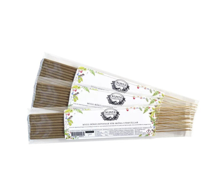 Klinta hyttys suitsuke tikut 10kpl - Appelsiini & Laventeli