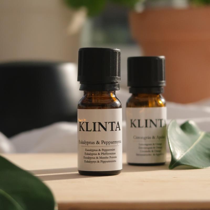 Klinta eteerinen öljy Eukalyptus & Piparminttu 10ml