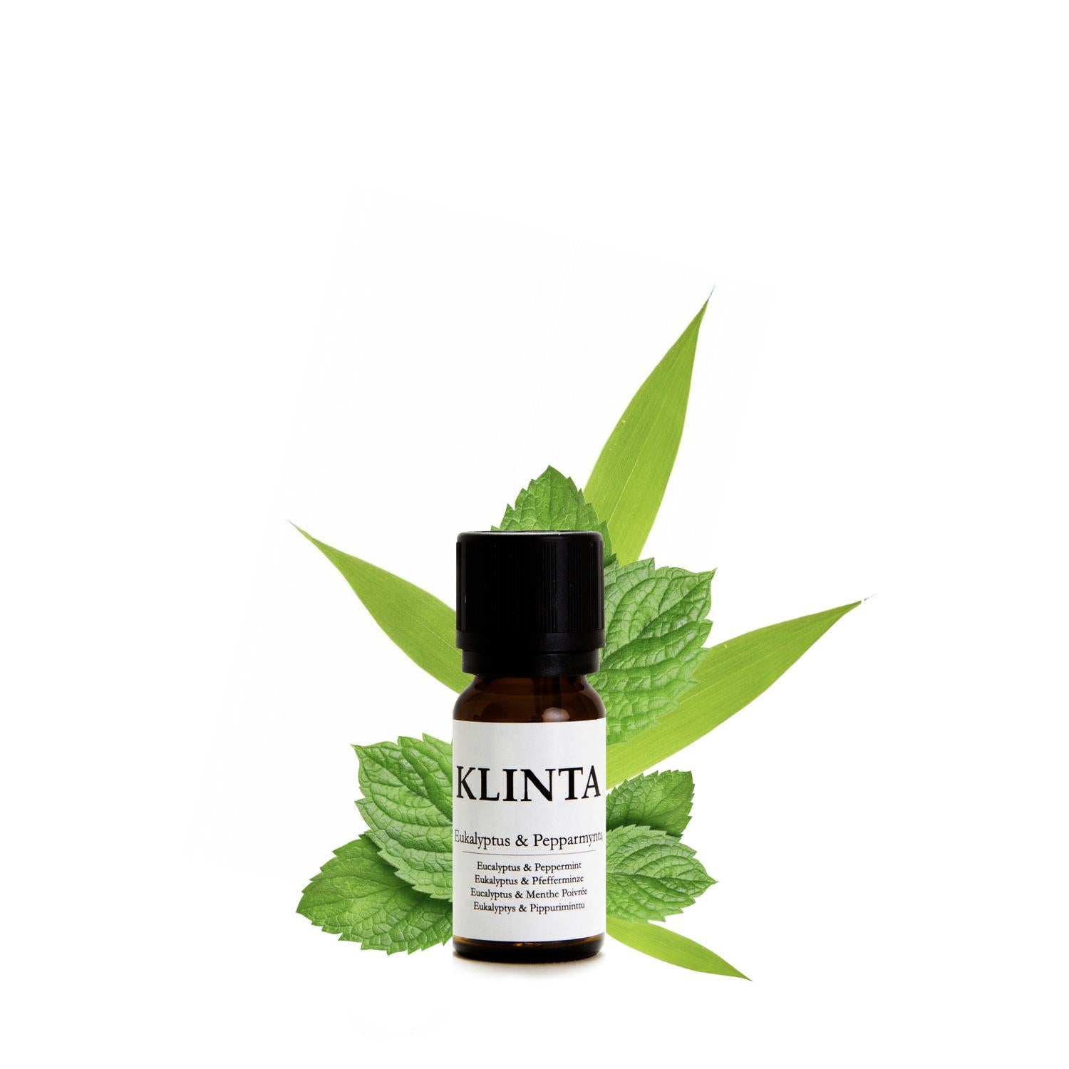Klinta eteerinen öljy Eukalyptus & Piparminttu 10ml