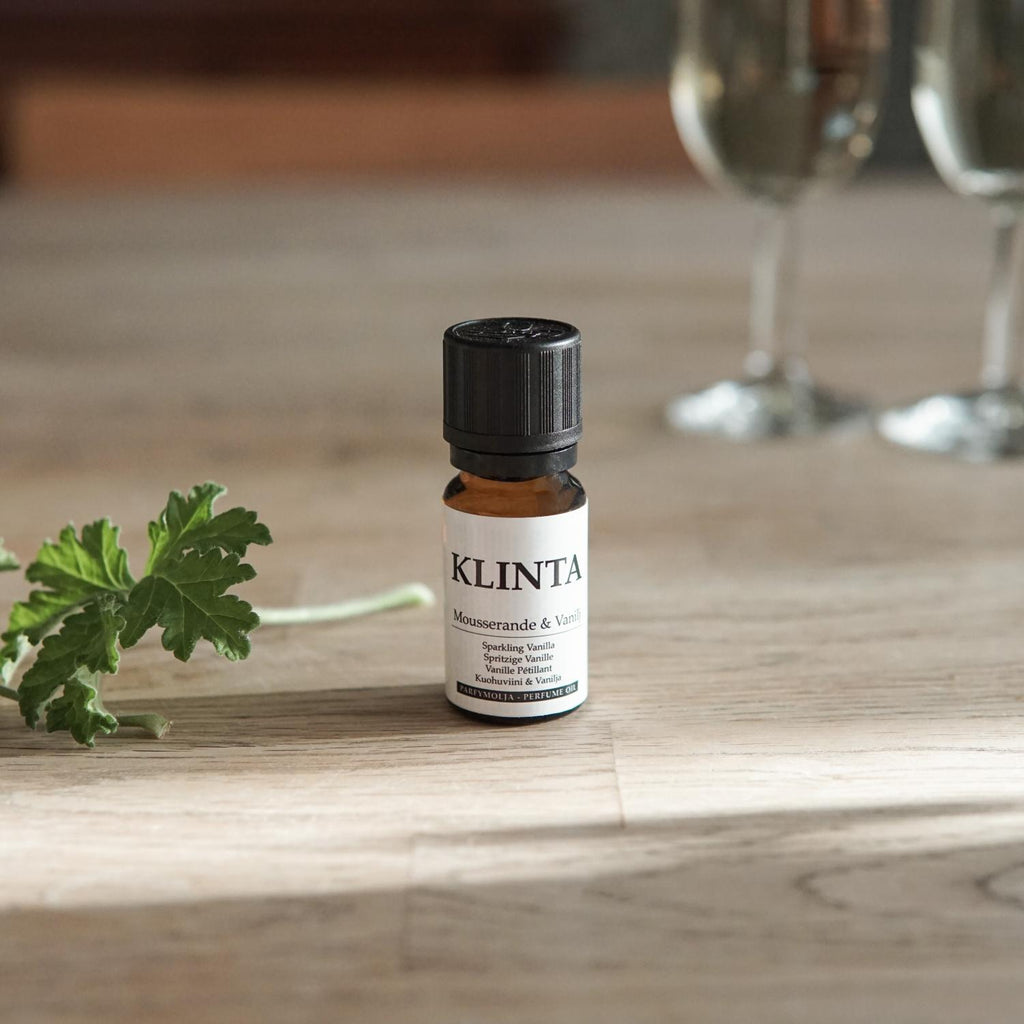 Klinta eteerinen öljy Kuohuva & Vanilja 10ml