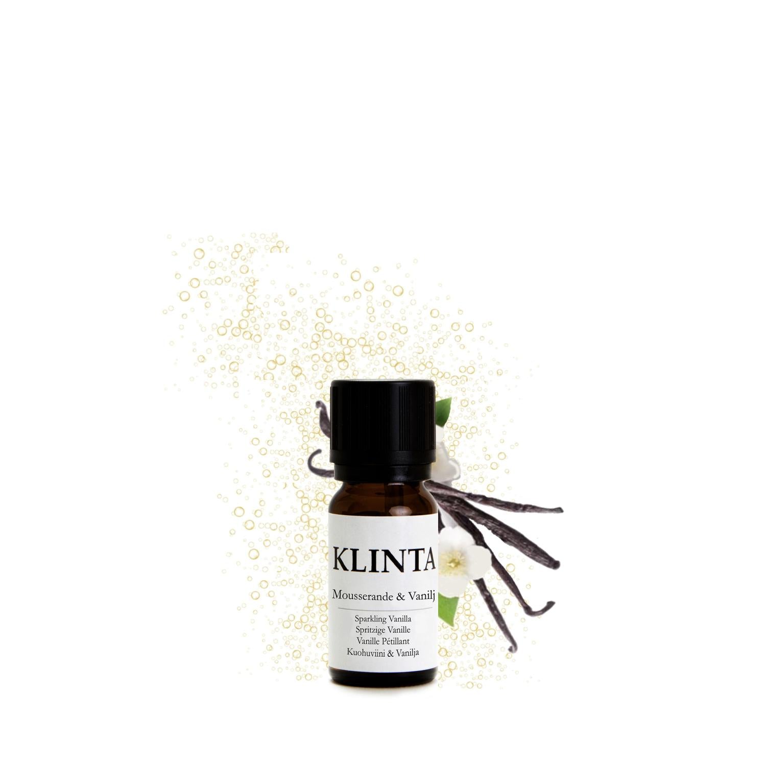 Klinta eteerinen öljy Kuohuva & Vanilja 10ml
