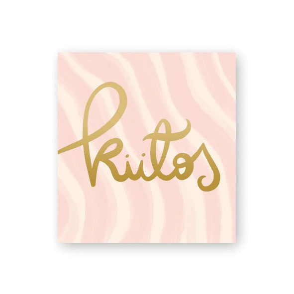 Putinki Letters 2-osainen pakettikortti - Kiitos