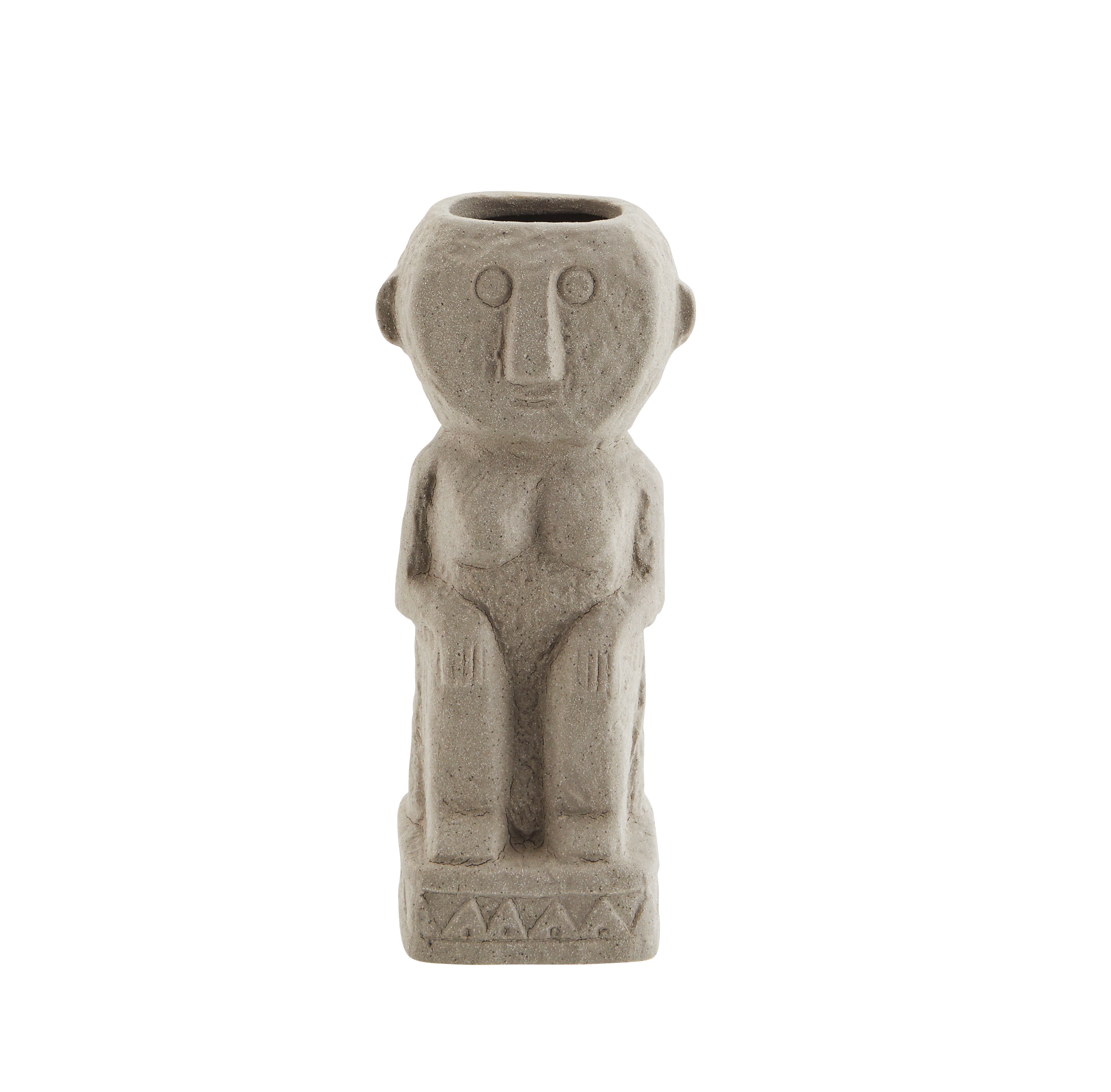 Madam Stoltz maljakko kuivakukille harmaa 25,5cm