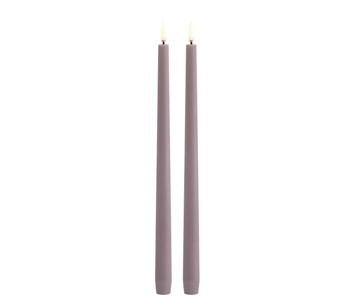 Uyuni LED-kruunukynttilä 32 cm 2 kpl - Light Lavender