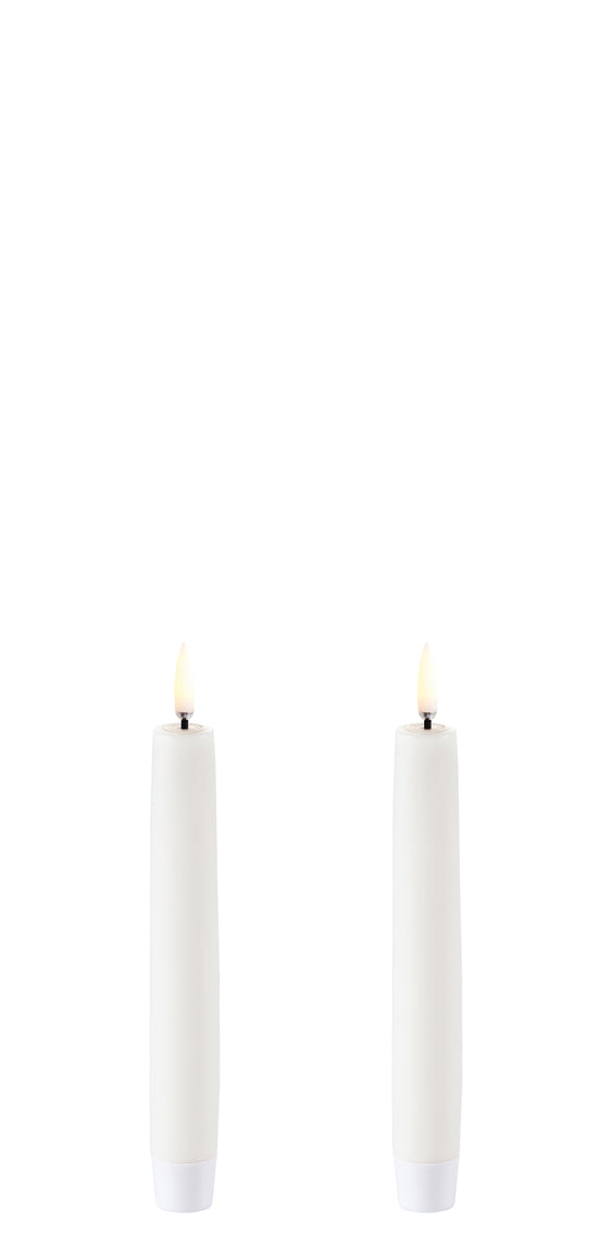 Uyuni LED-kruunukynttilä 15 cm 2 kpl - Nordic White