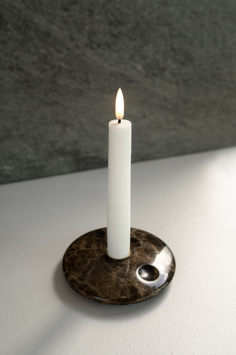 Uyuni LED-kruunukynttilä 15 cm 2 kpl - Nordic White