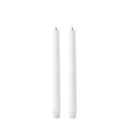 Uyuni LED-kruunukynttilä 25 cm 2 kpl - Nordic White