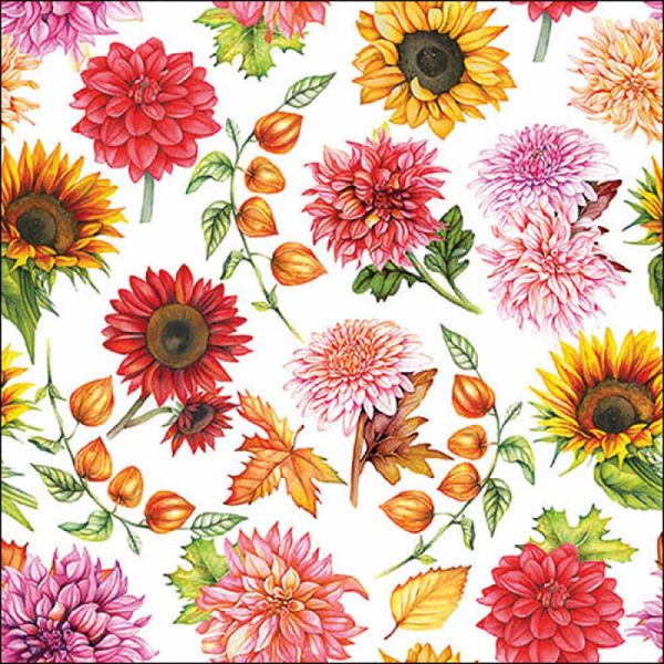 Ambiente Syksyn kukkaloisto servetti 33 x 33 cm
