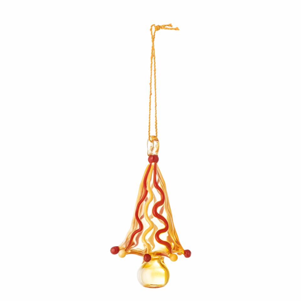Bloomingville Cherlyn lasikoriste keltainen 7,5cm