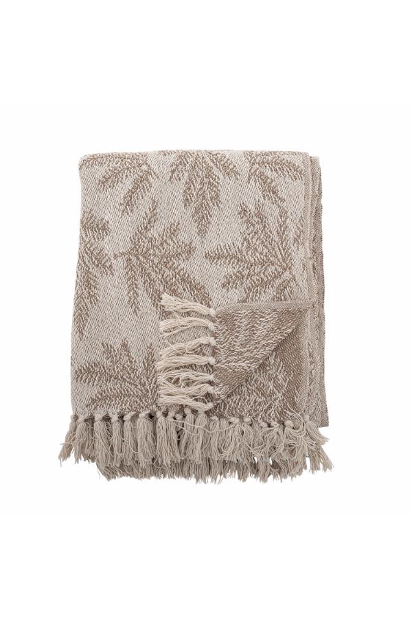 Bloomingville Gabriela torkupeitto beige 130 x 160 cm