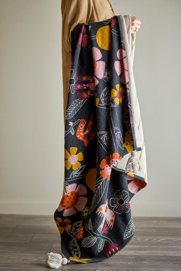Bloomingville Vivielle torkkupeitto 160 x 130 cm