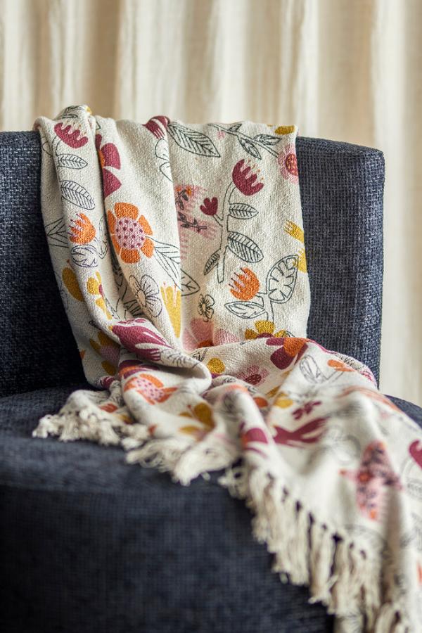 Bloomingville Vivielle torkkupeitto 160 x 130 cm