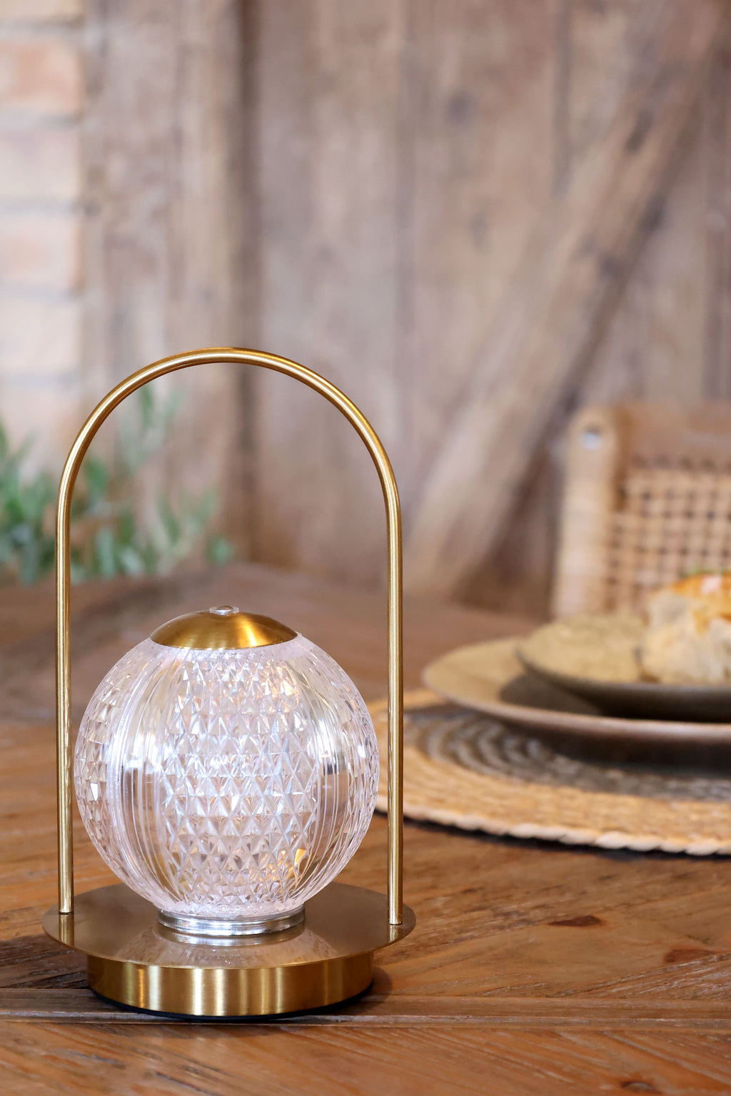 Chic Antique ladattava led-valaisin