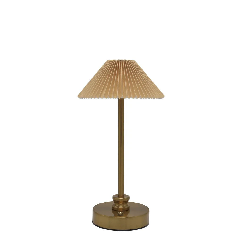 Chic Antique ladattava led-valaisin messinki / ruskea 30 cm