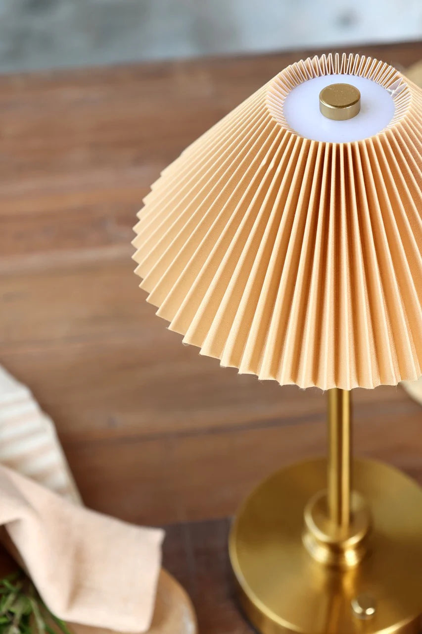 Chic Antique ladattava led-valaisin messinki / ruskea 30 cm