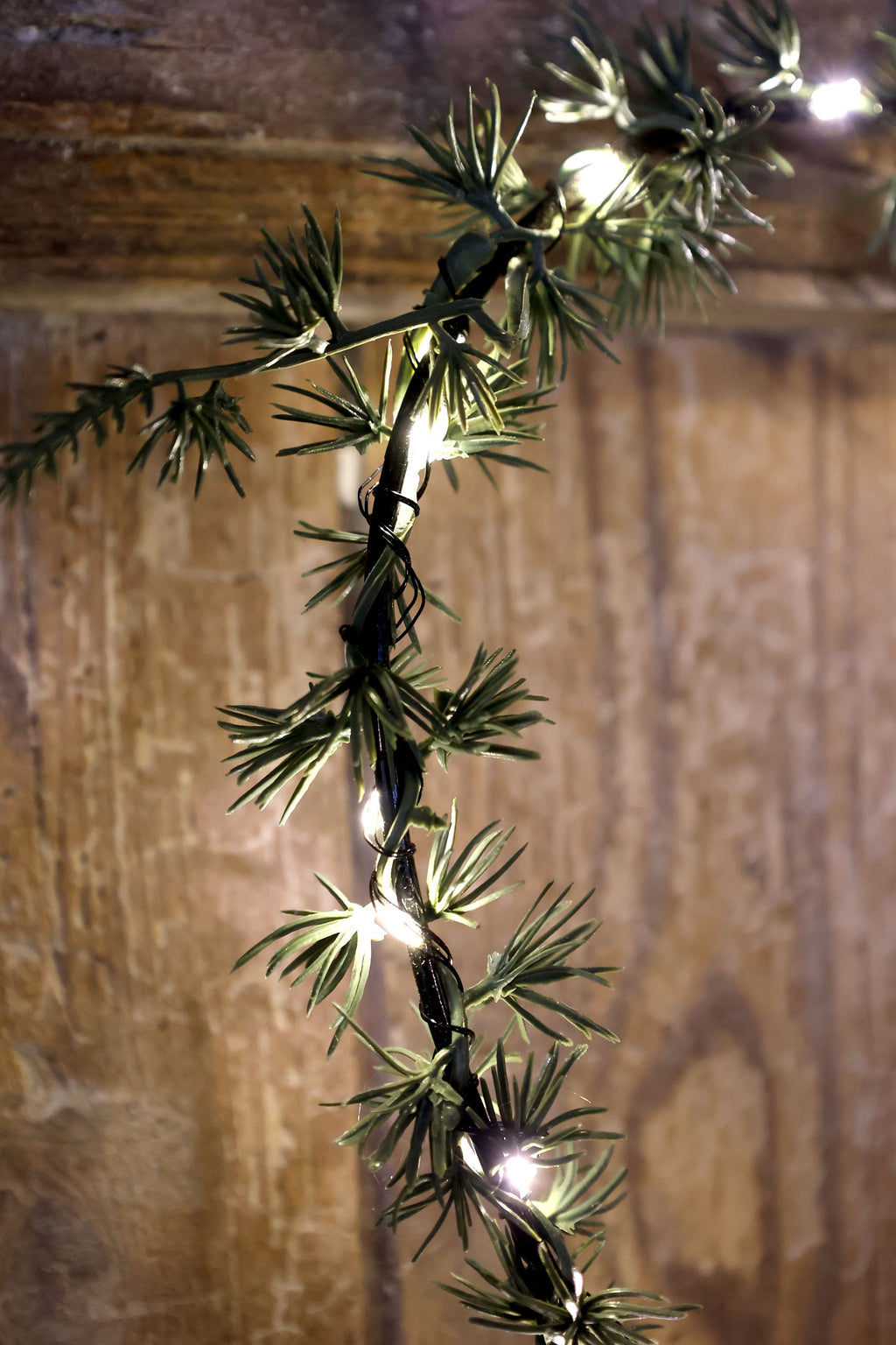 Chic Antique LED-sydänkranssi 32 cm