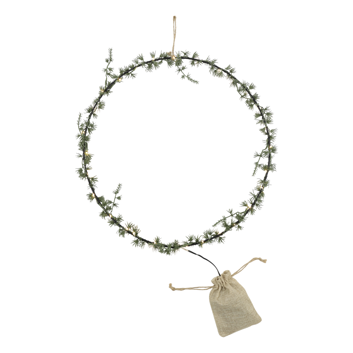 Chic Antique LED-kranssi 50 cm.