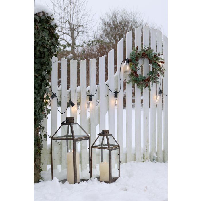 Chic Antique LED-ulkovalosarja 10 valoa 3 m