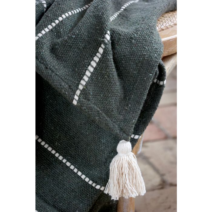 Chic Antique torkkupeitto vihreä 130 x 160 cm