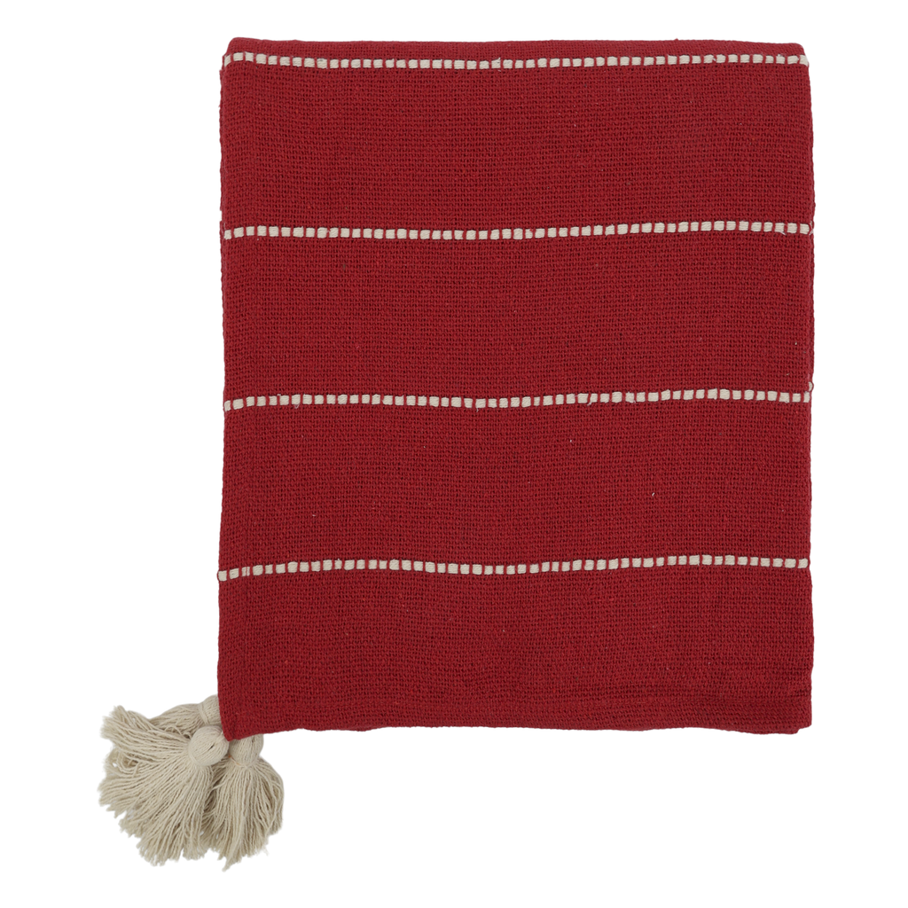 Chic Antique torkkupeitto punainen 130 x 160 cm
