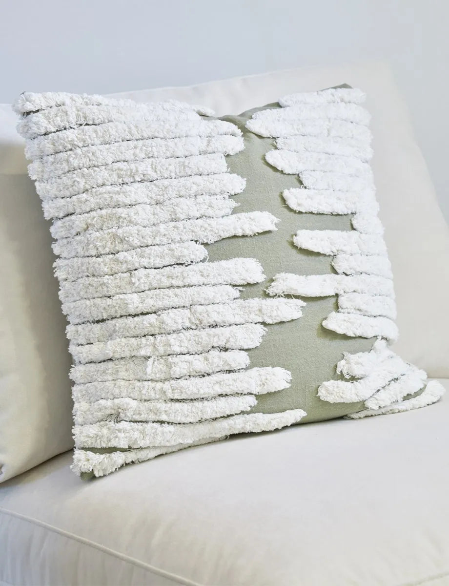 Classic Collection River tyynynpäällinen vihreä 50 x 50 cm