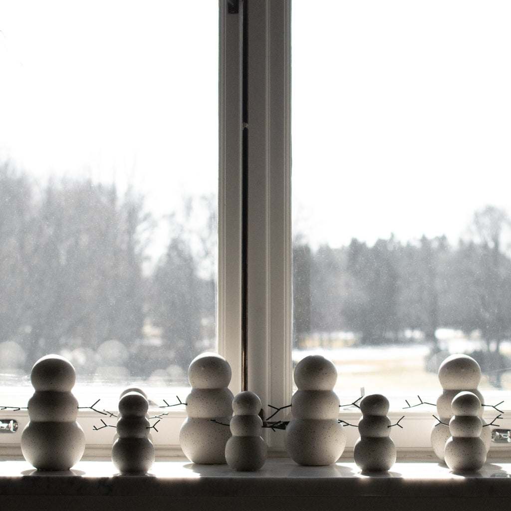 DBKD Snowman lumiukko mole dot 11 cm