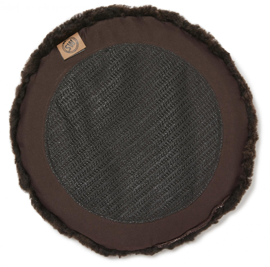 Skinnwille Curly istuintyyny ruskea 34 cm