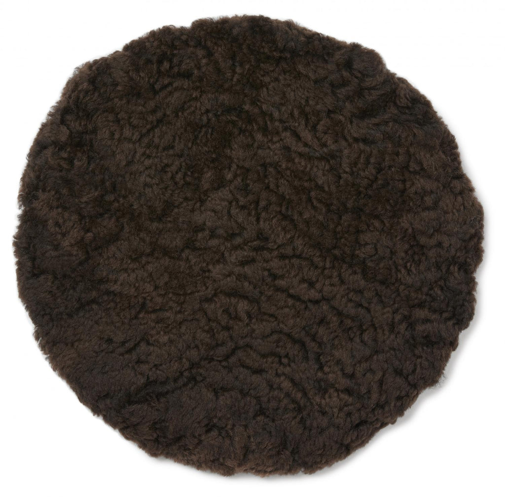 Skinnwille Curly istuintyyny ruskea 34 cm