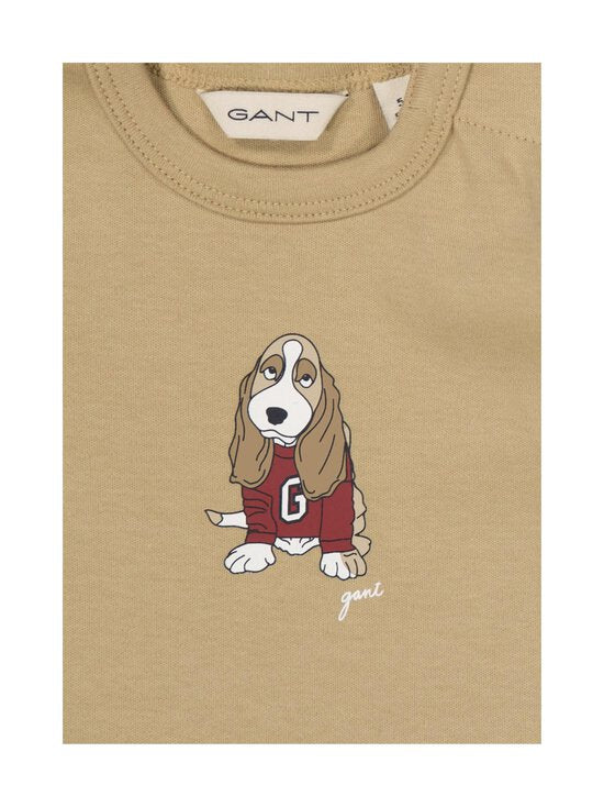 GANT Dog Print body ja pipo -setti 74 cm