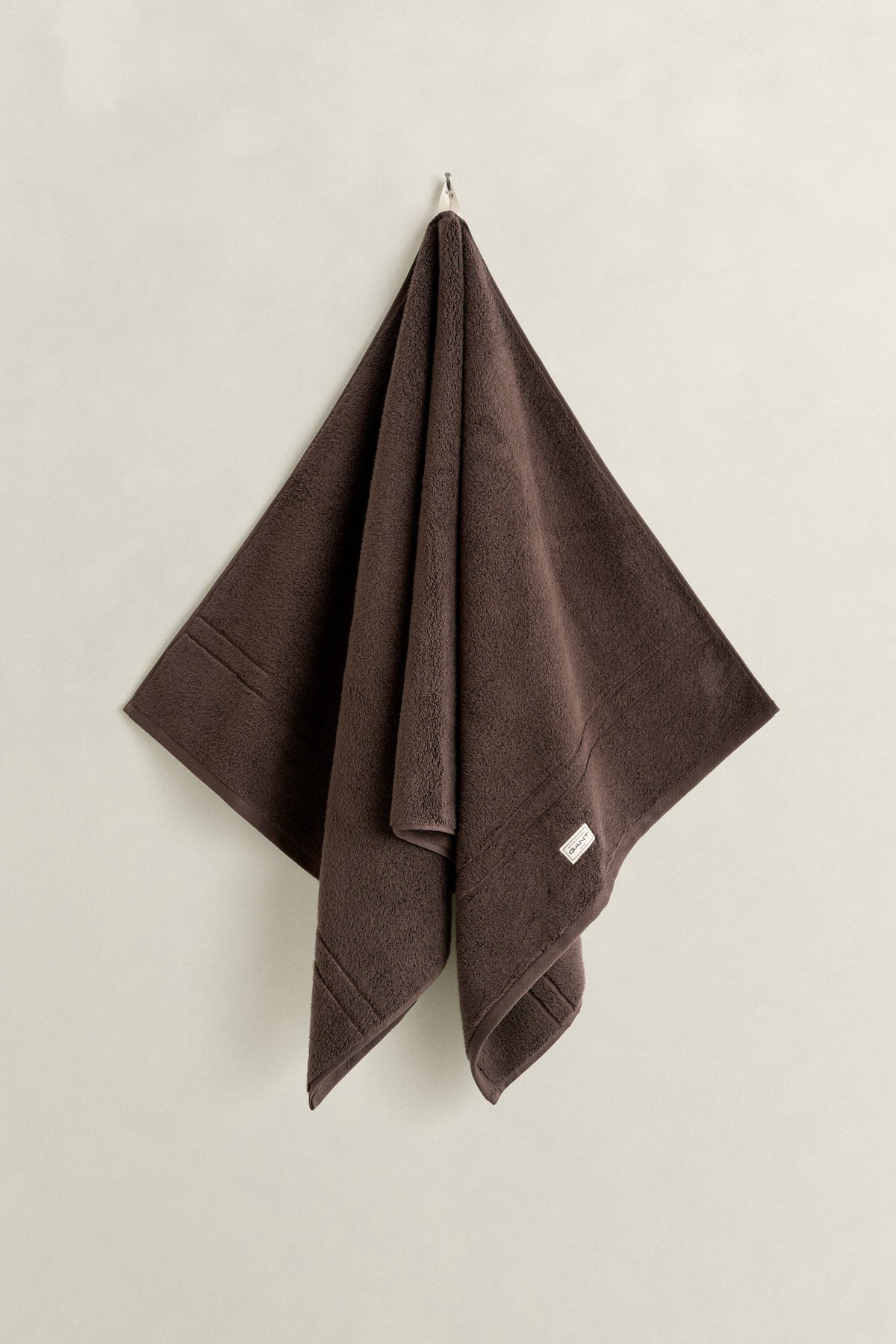 GANT Home Organic Premium Towel Deep Brown pyyhe 70 x 140 cm