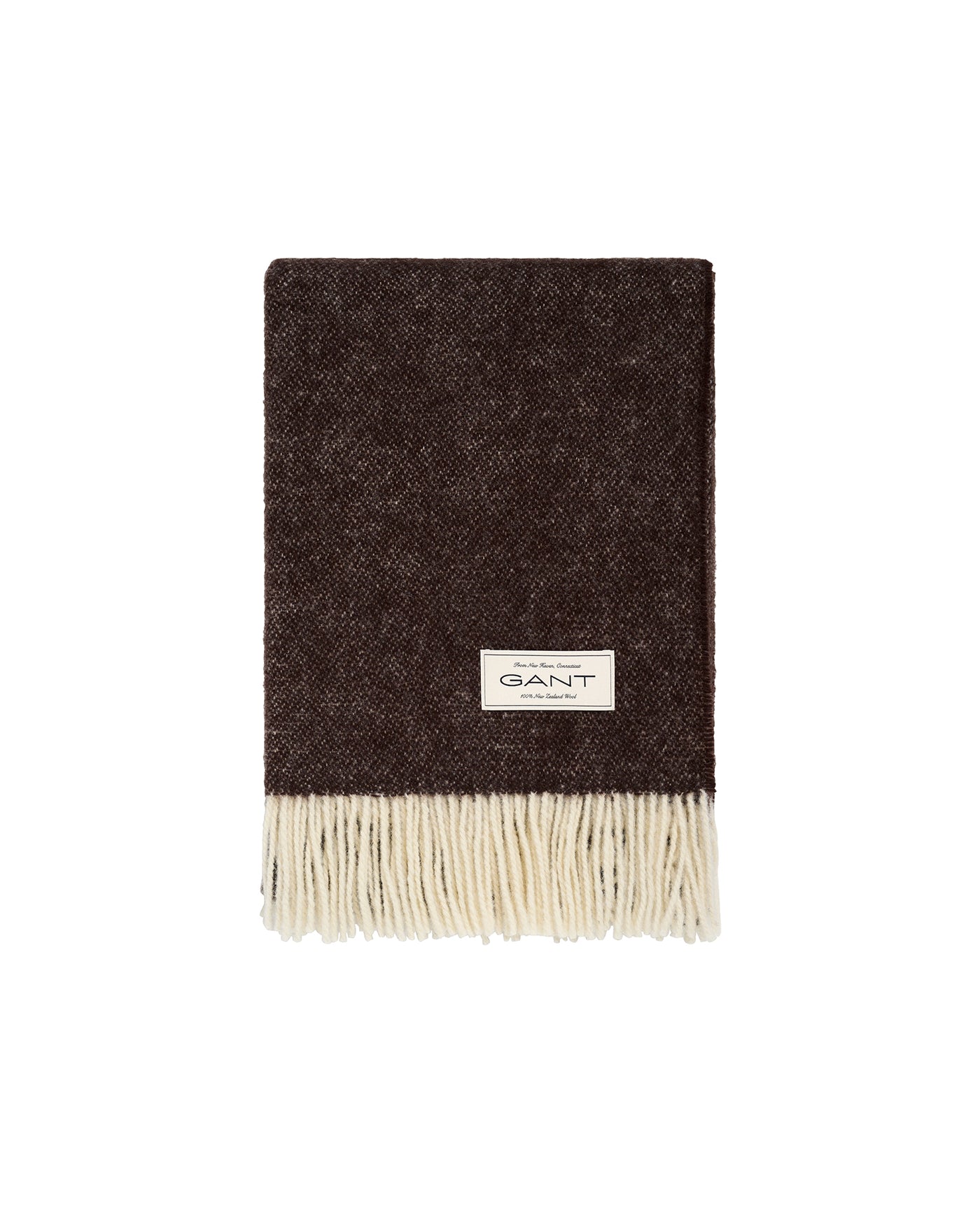GANT Home torkkupeitto Deep Brown 130 x 180 cm
