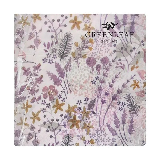 Greenleaf servetti 33 x 33 cm - Lavender