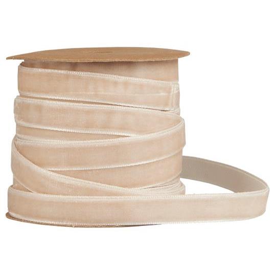 Ib Laursen samettinauha beige 10m