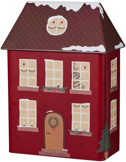 Ib Laursen Christmas House metallipurkki 9,7 x 25 x 10 cm