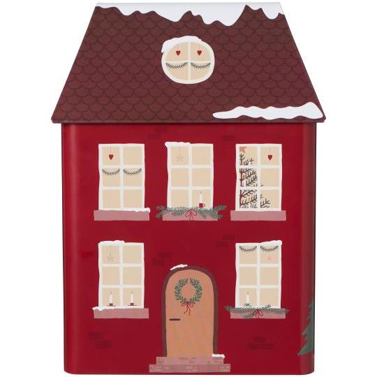 Ib Laursen Christmas House metallipurkki 9,7 x 25 x 10 cm