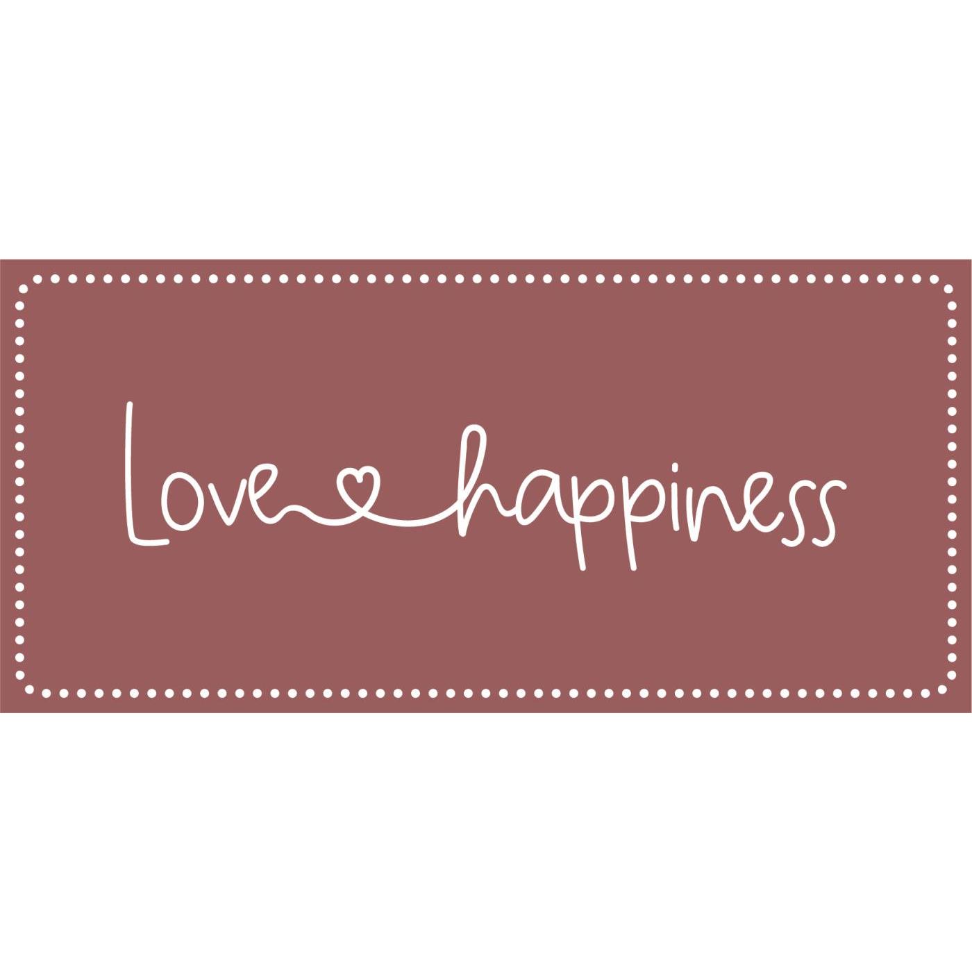 Ib Laursen metallikyltti - Love Happiness