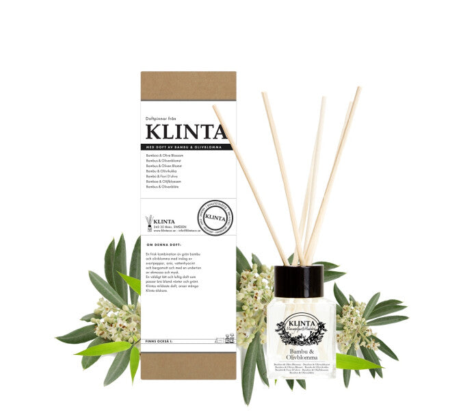 Klinta huonetuoksu Bambu & Oliivinkukka 50ml