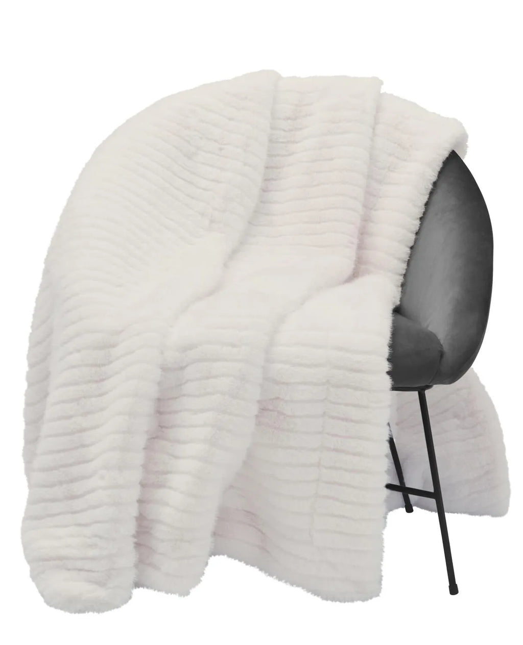 Skinnwille Grace torkkupeitto luonnonvalkoinen 140 x 220 cm