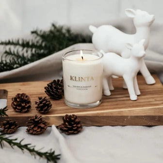 Klinta tuoksukynttilä kirsikka, omena & kaneli 45h