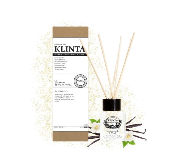 Klinta huonetuoksu Kuohuva & Vanilja 50ml